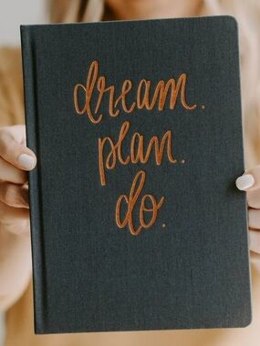 Sweet water decor- 'dream. plan. do.' Journal